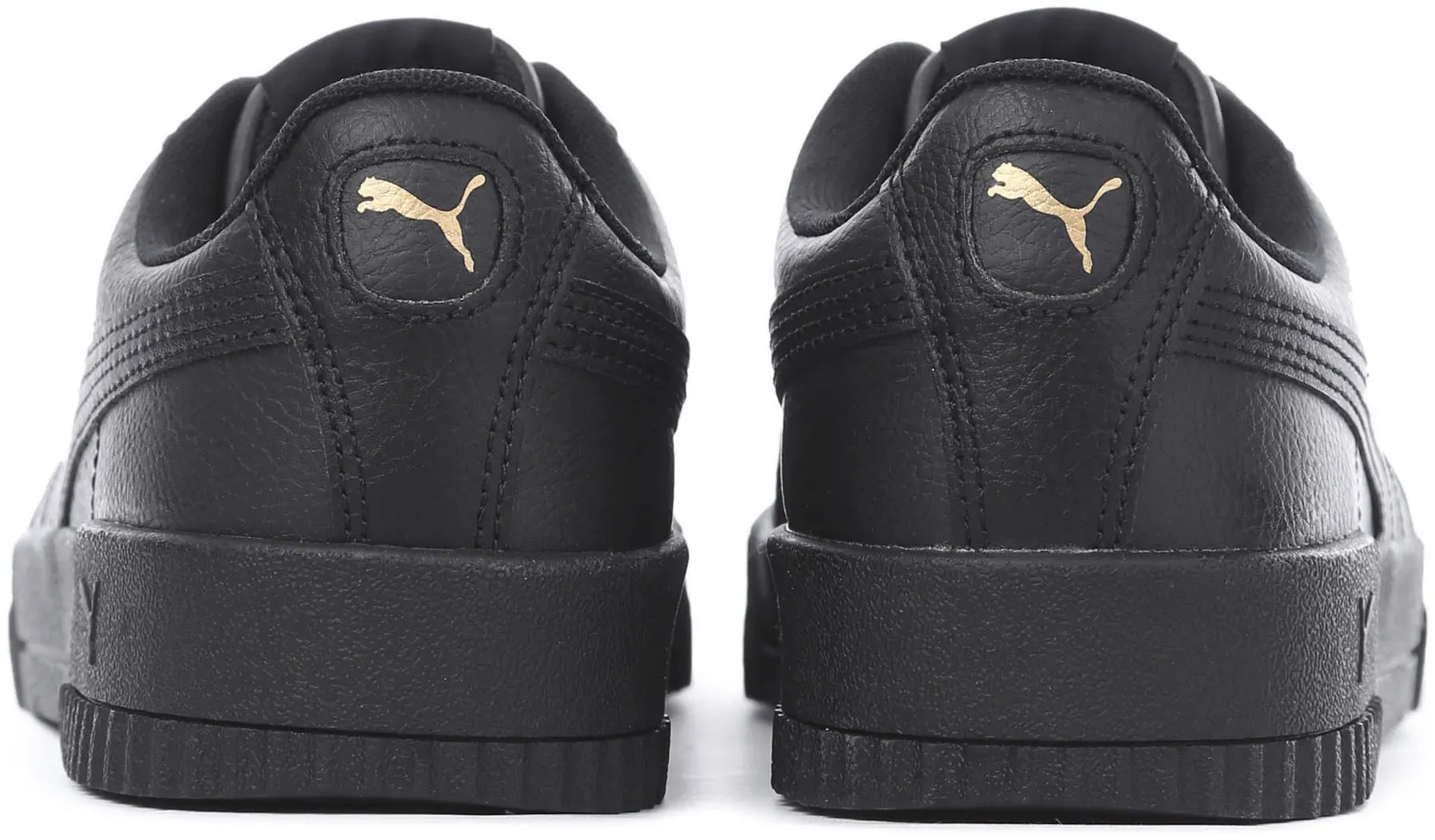 Кроссовки PUMA "CARINA L", цвет Puma Black- Puma Black- Puma Team Gold — фото 3