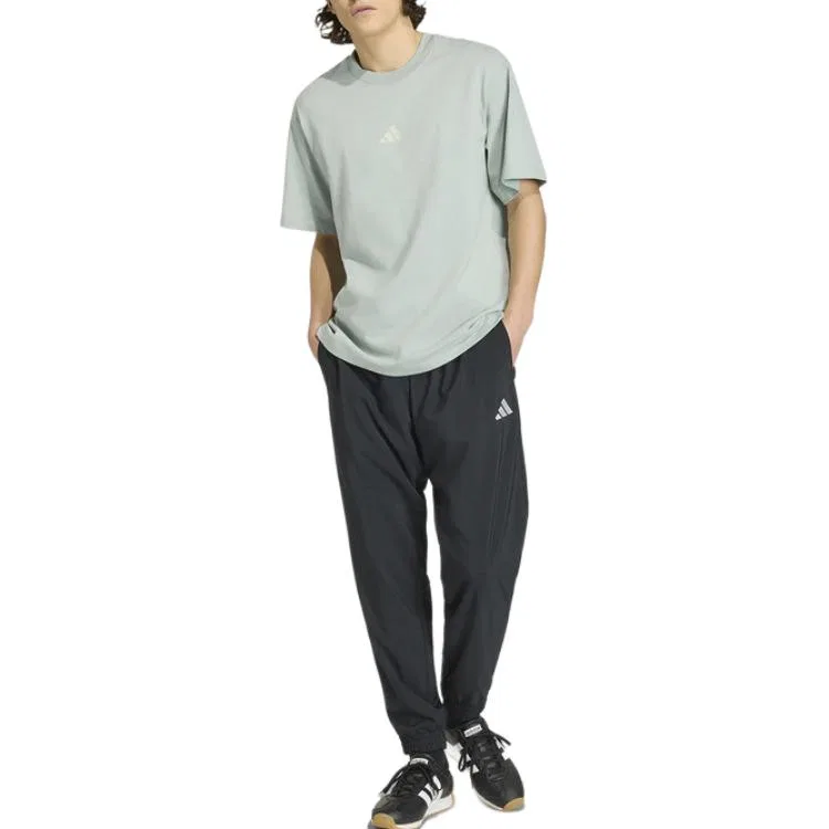 Футболка мужская light blue с круглым вырезом Adidas — фото 4