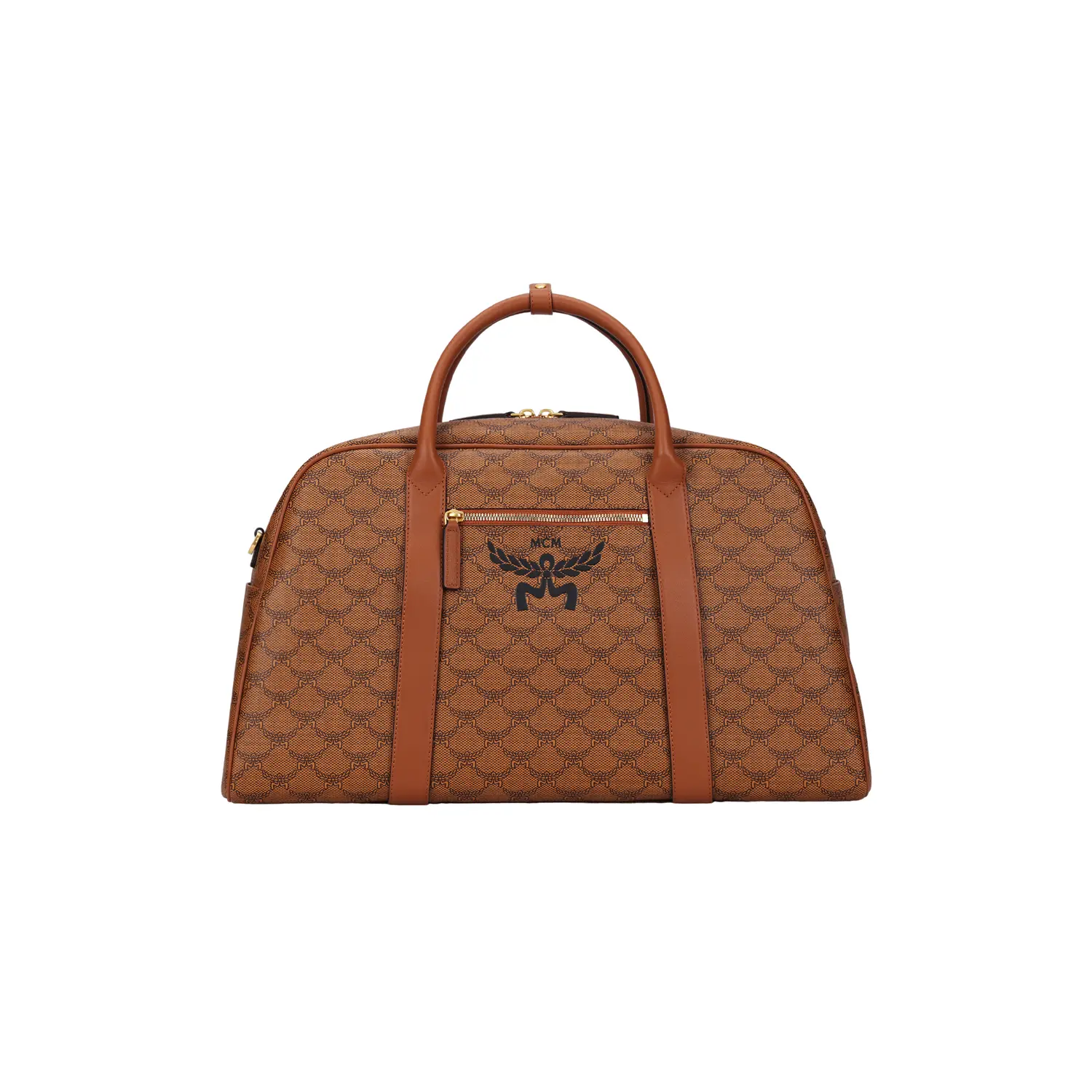 

Женская сумка Ottomar из кожи наппа, наплечная, кроссбоди, очень большая, коньячного цвета MCM, basic set (bag+dust bag)