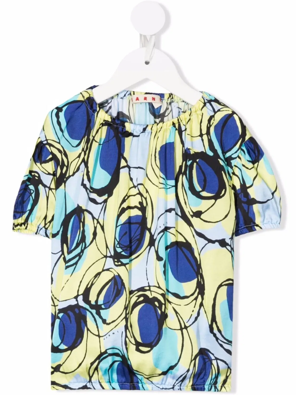 Топ в стиле колор-блок Marni Kids