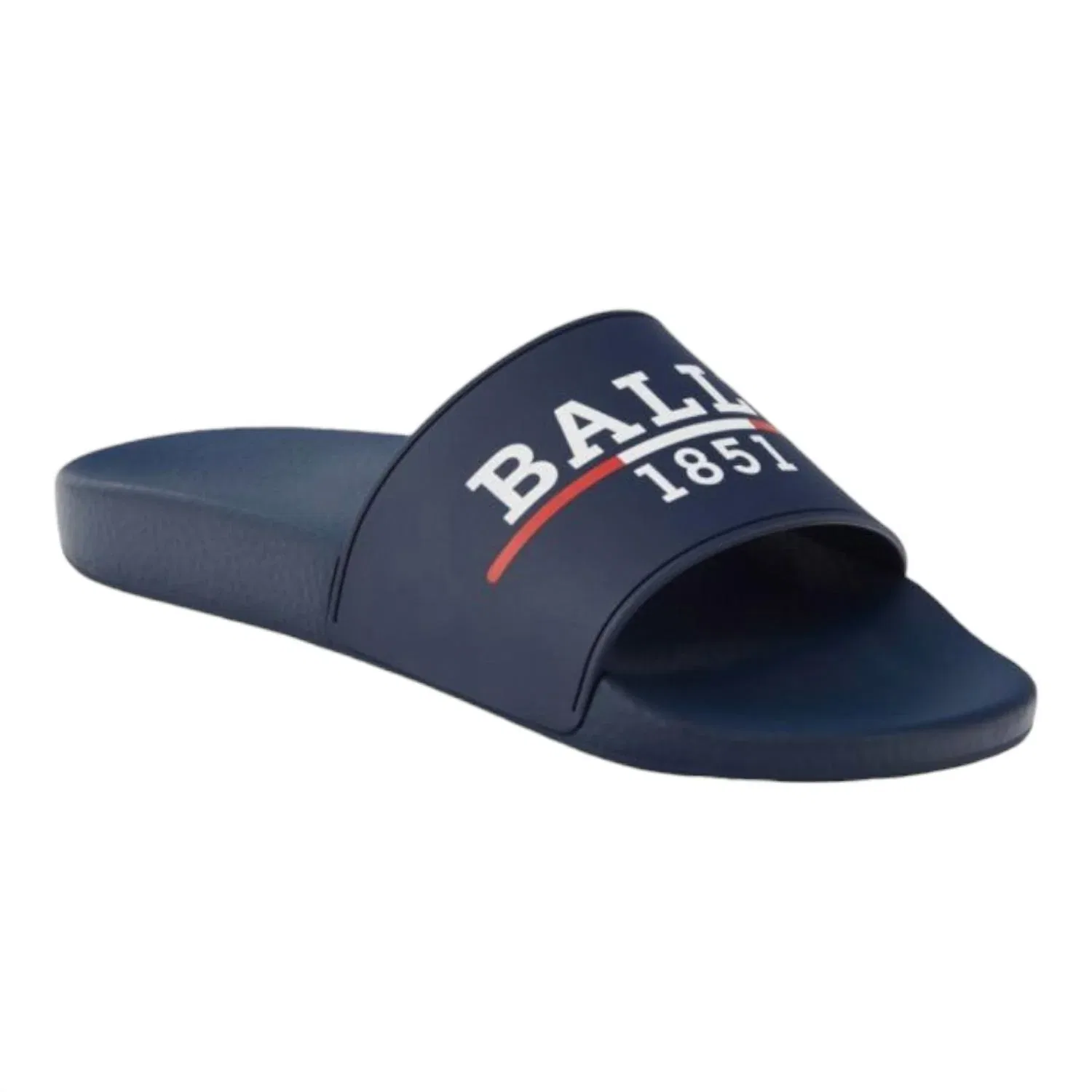 Bally Мужские сандалии-шлепанцы Samuel 6238703 из резины цвета "чернила" для бассейна — фото 4