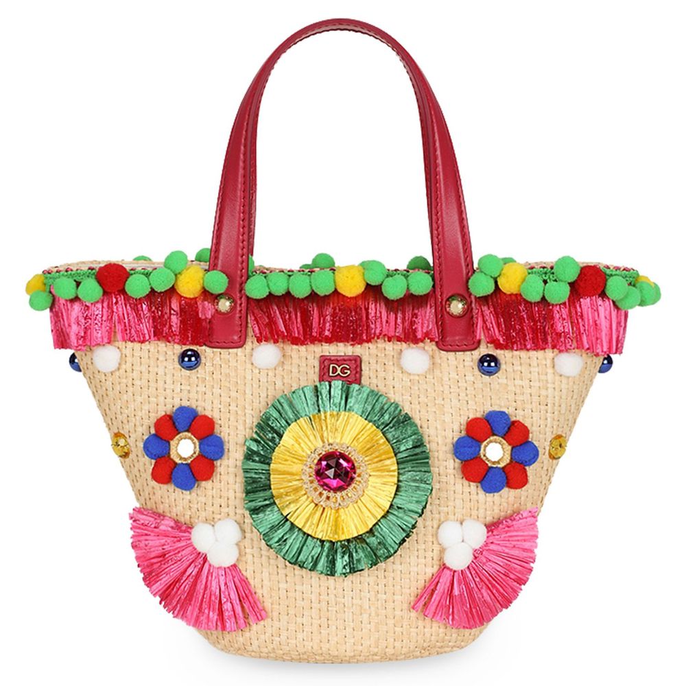 

Сумка из разноцветной холщовой кожи Dolce & Gabbana