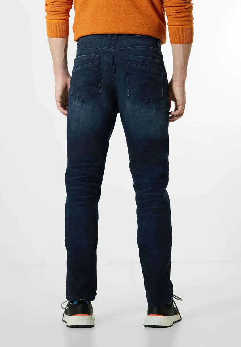 

STREET ONE МУЖЧИНЫ Прямые джинсы, 5 карманов Street One Men, цвет Dark Blue Authentic Wash