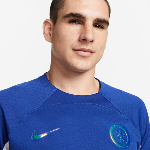 Футболка dri fit chelsea fc 23 24 стадион футбольная майка Nike, синий — фото 2