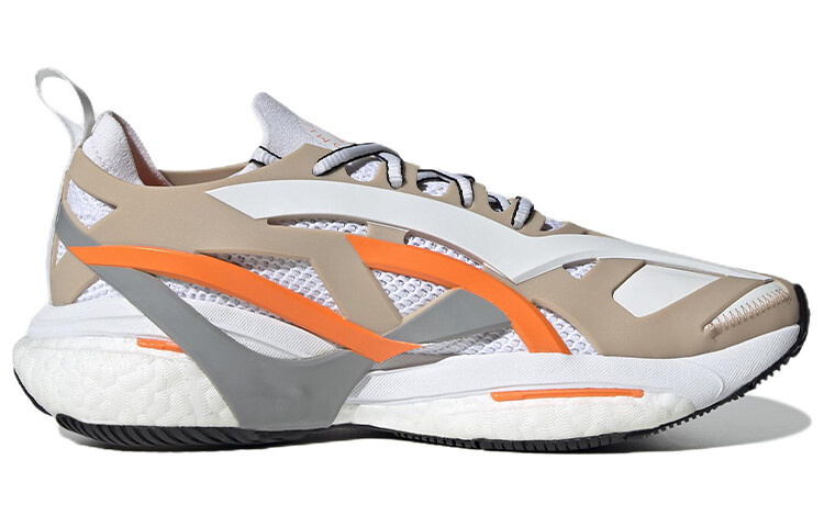 Кроссовки adidas Solarglide Stella McCartney Ash Pearl Signal Orange Women's — фото 2