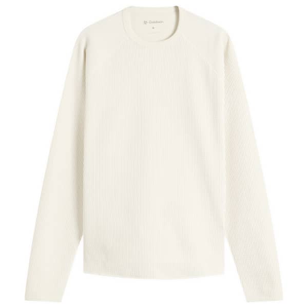 

Футболка с длинным рукавом из вафельной ткани Goldwin, Ivory