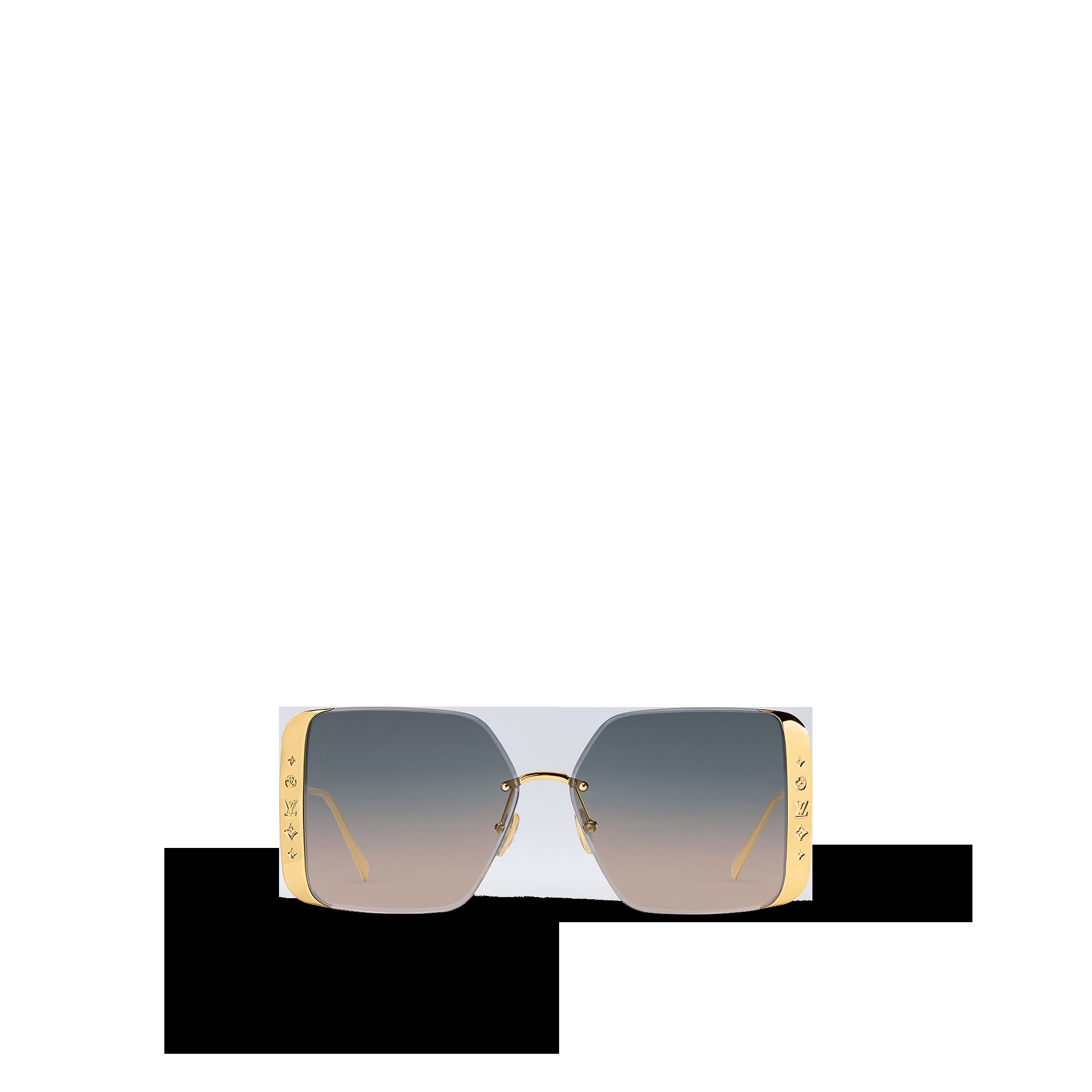 

Солнцезащитные очки LV Moon Metal Square Louis Vuitton, золотой