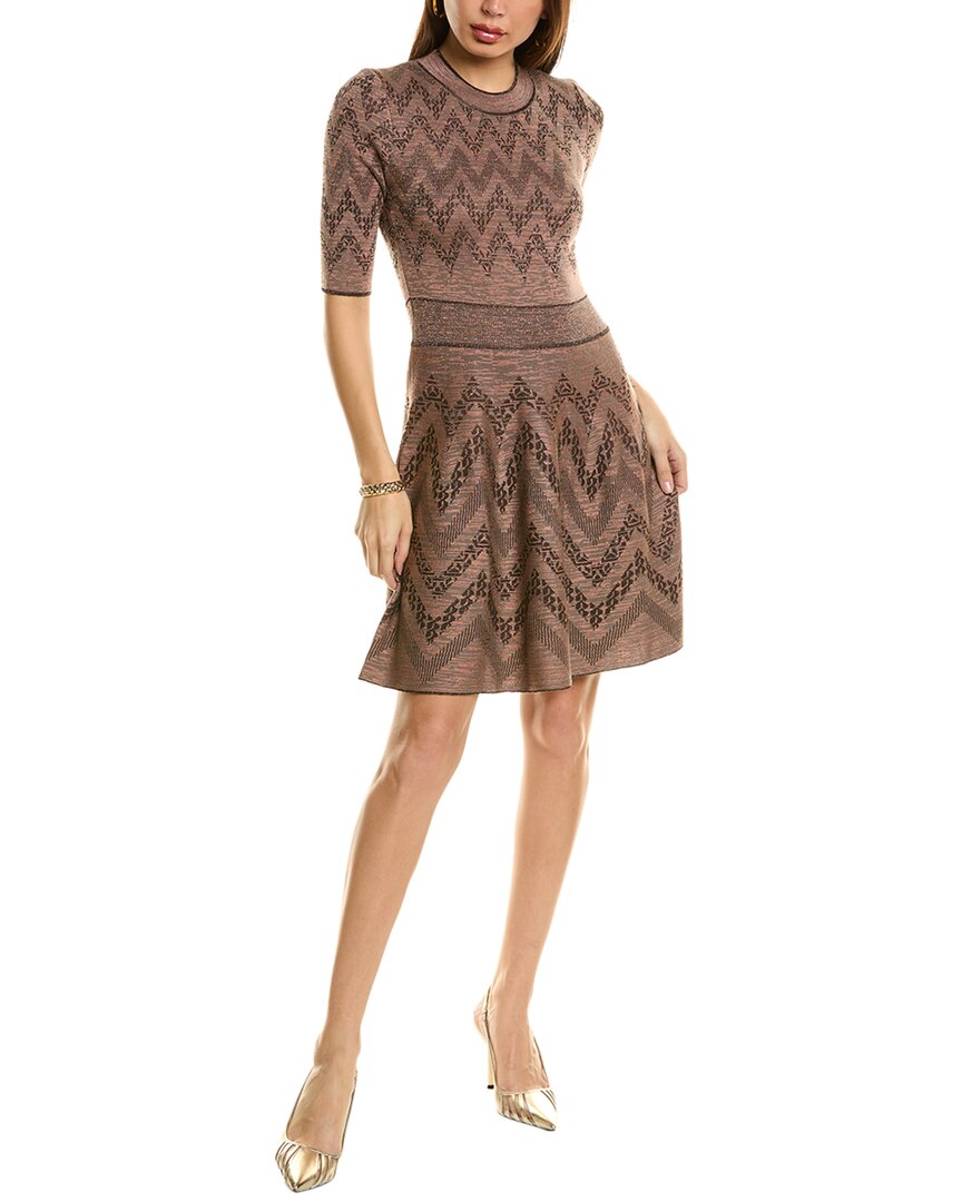 

Мини-платье из смесовой шерсти M Missoni, серый