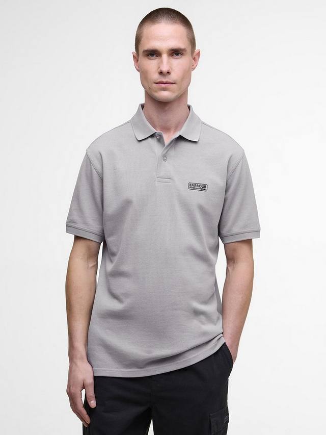

Хлопковая поло International Essential Barbour, Ultimate Grey
