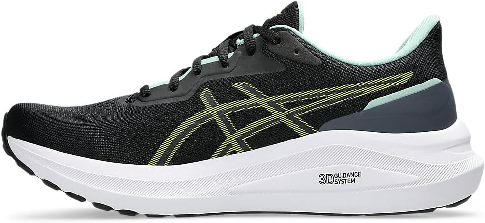 Беговые кроссовки Asics GT-1000 13 для мужчин, черный/желтый — фото 2