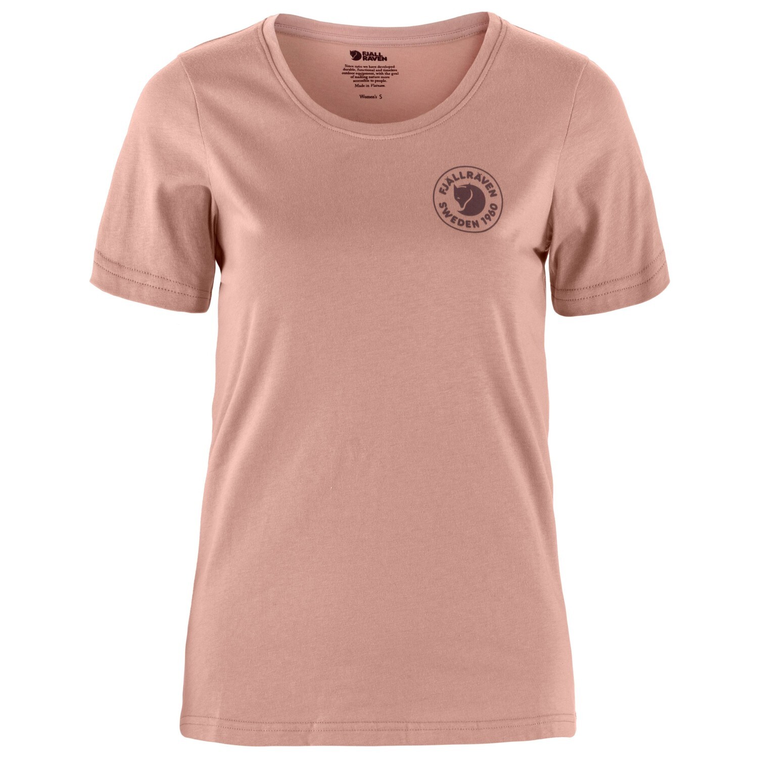

Футболка Fjällräven Women's 1960 Logo, цвет Dusty Rose
