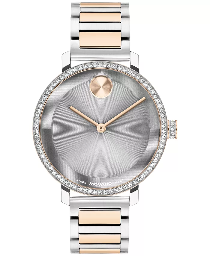 

Женские часы Bold Evolution 2.0 Swiss Quartz Light Rose Gold Steel, 34mm Movado