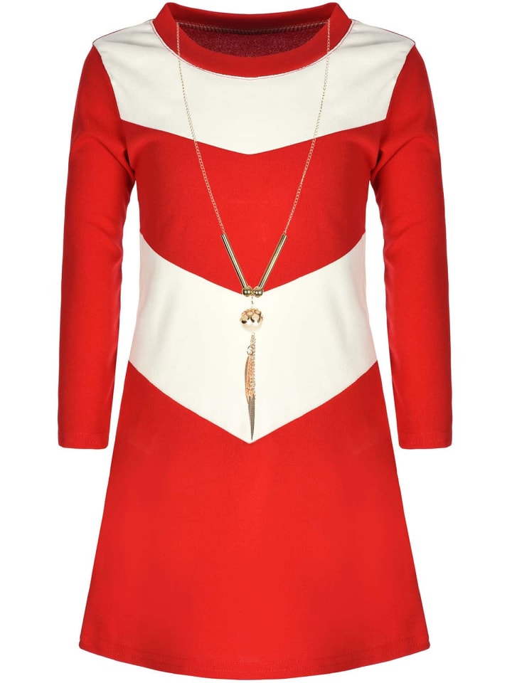 

Блуза BEZLIT Kleid, цвет Rot - Weiß