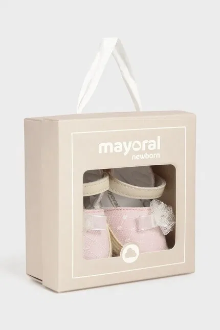 Ботинки детские Mayoral Newborn, розовый — фото 4