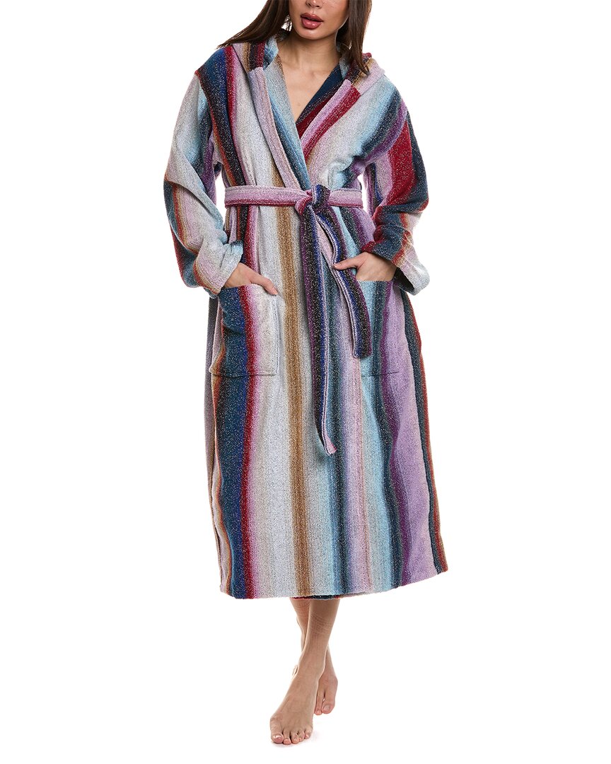 

Халат с капюшоном Missoni Home Clancy, кремовый