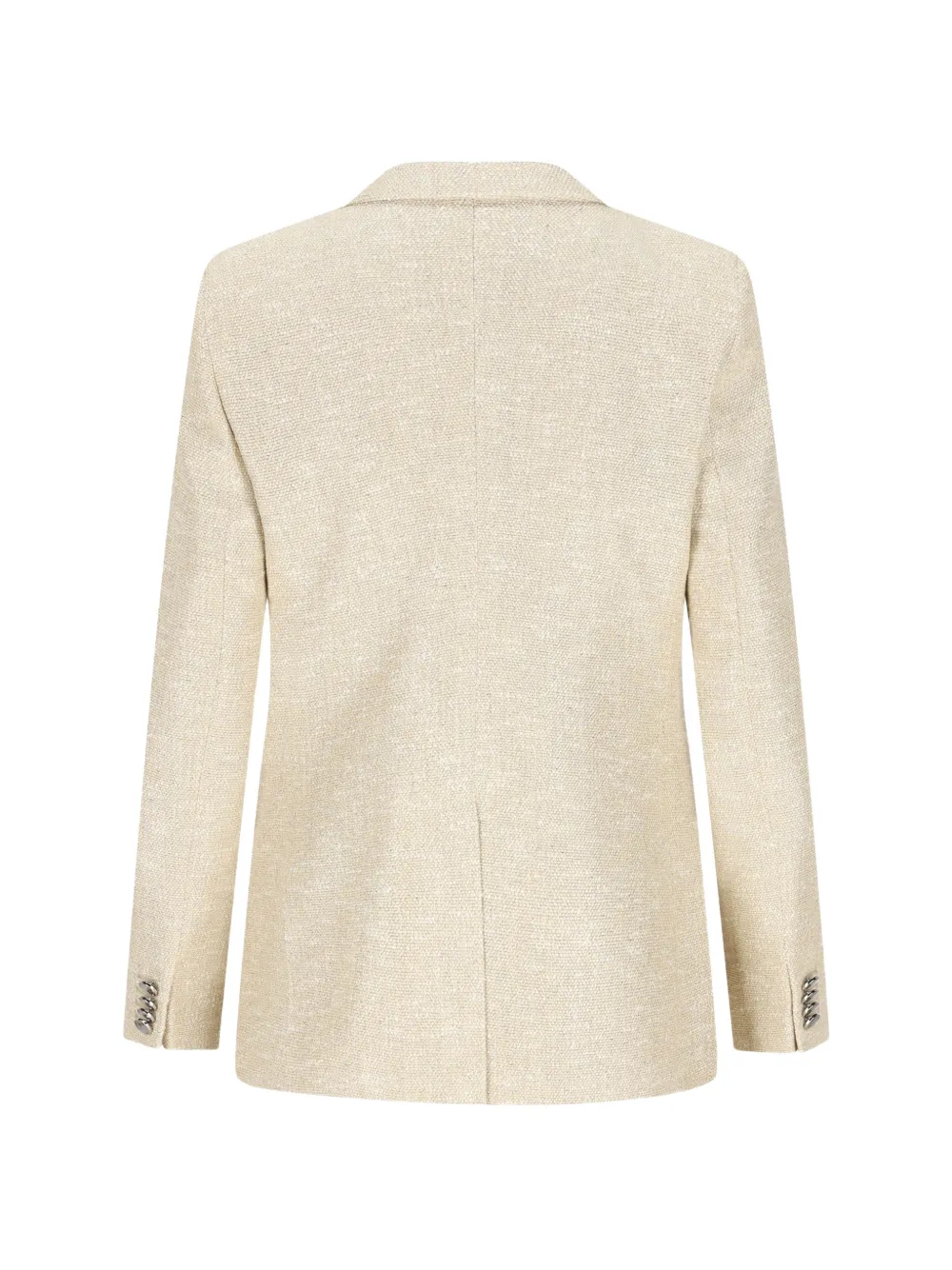 

Двубортный пиджак с клапанами на карманах Tagliatore, бежевый