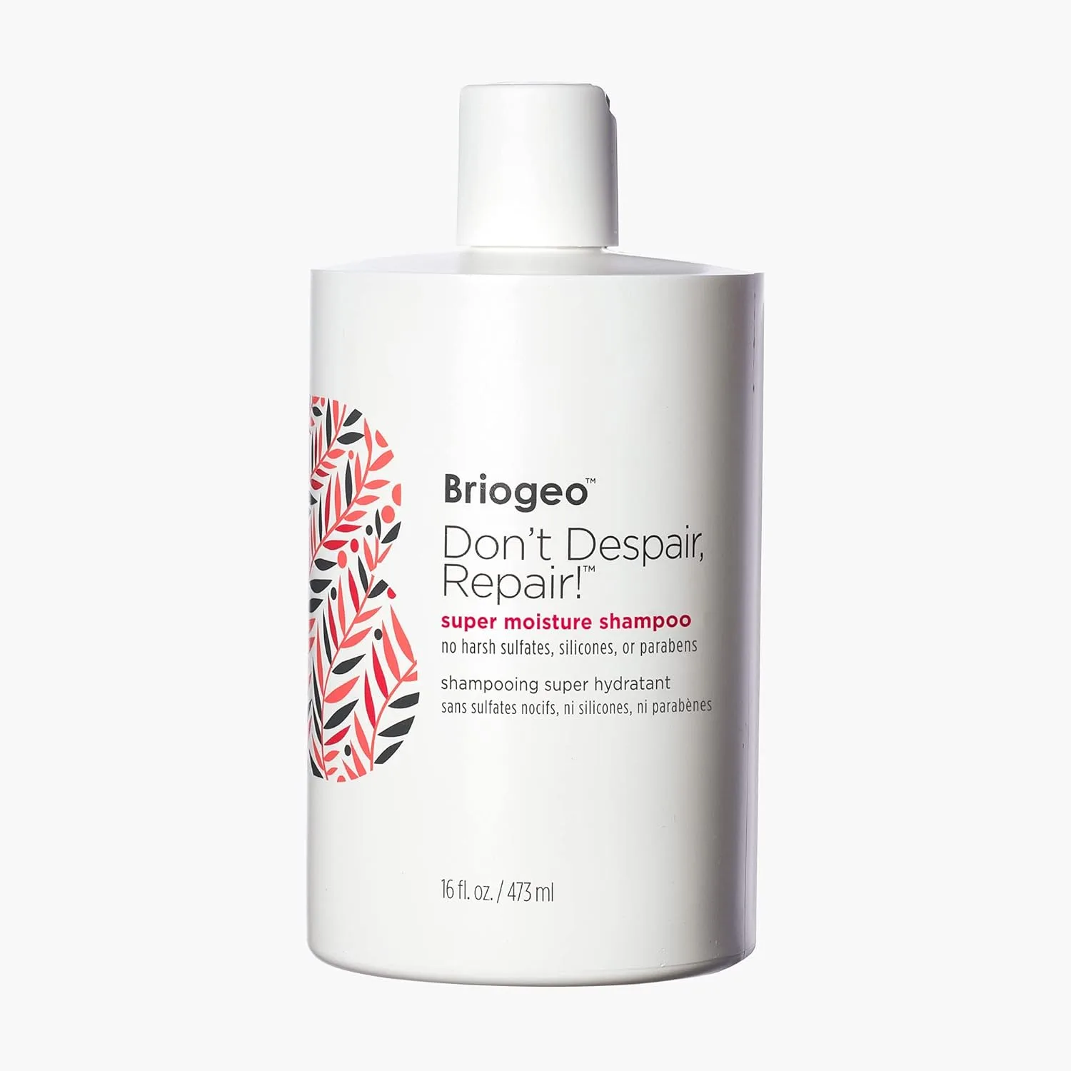 Briogeo Don't Despair, Repair! увлажняющий шампунь с аргановым маслом для сухих и поврежденных волос, без сульфатов, веганский 473 мл (1 шт.)
