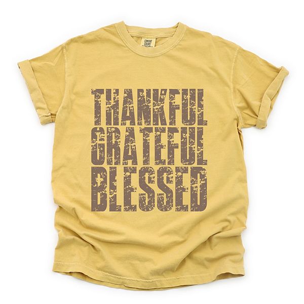 

Футболка с принтом Thankful grateful blessed, дистиллированная, окрашенная в стиле garment dyed Simply Sage Market, Mustard, Зеленый, Футболка с принтом Thankful grateful blessed, дистиллированная, окрашенная в стиле garment dyed Simply Sage Market, Musta