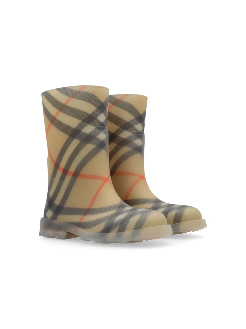 

Ботинки в клетку Marsh Check BURBERRY KIDS, нейтральный