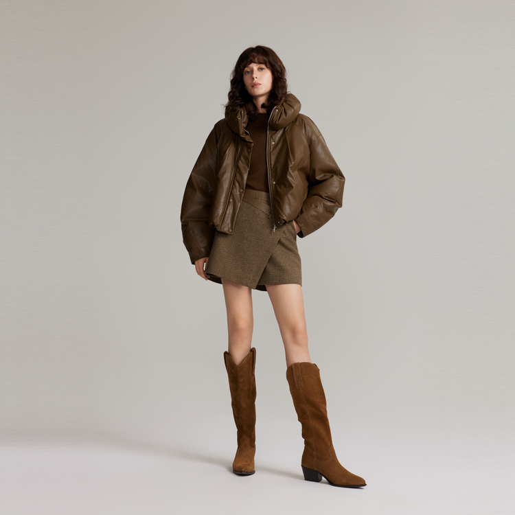 

ELLE Пуховик Women's Dark Brown