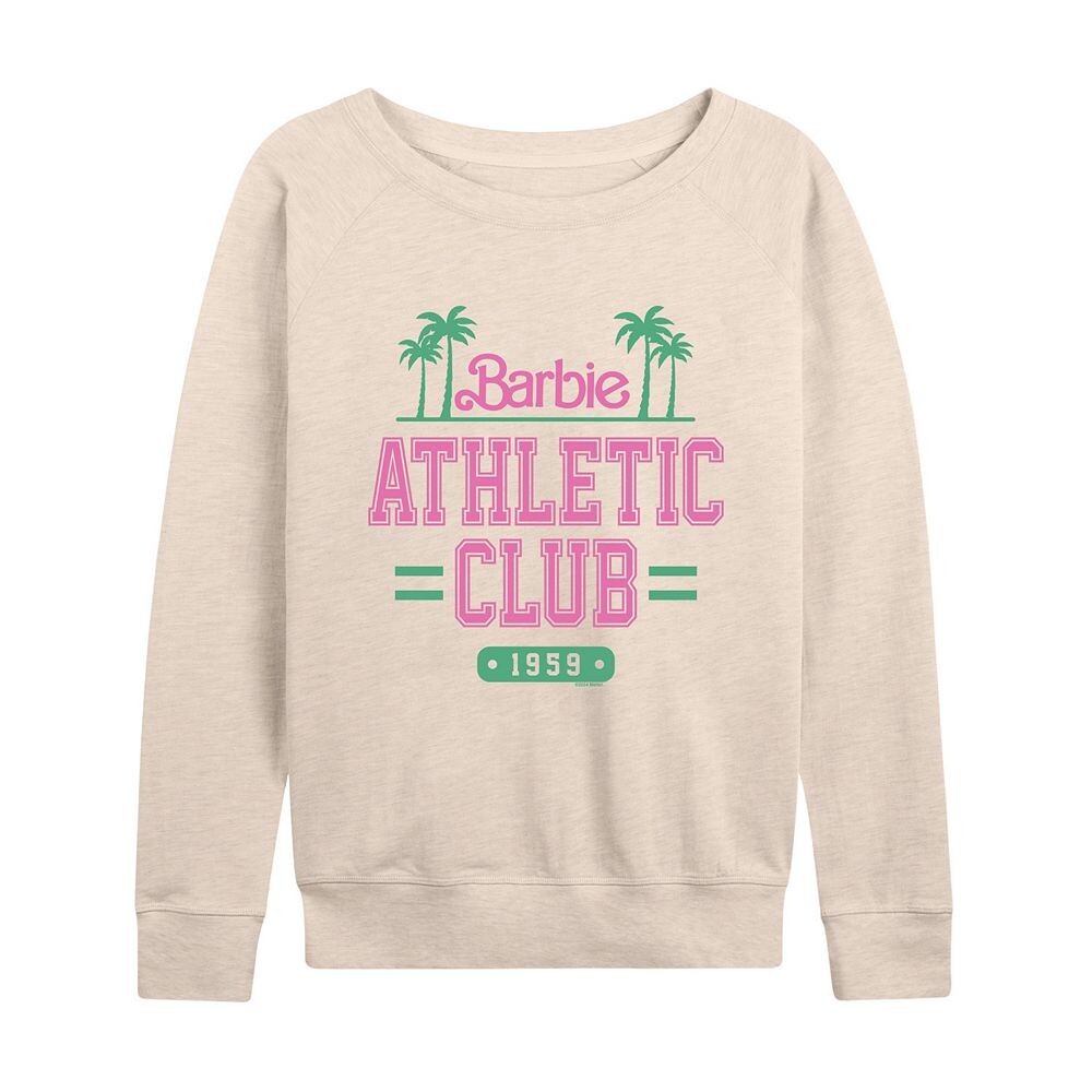 

Женский легкий свитшот из френч терри Barbie Athletic Club, бежевый