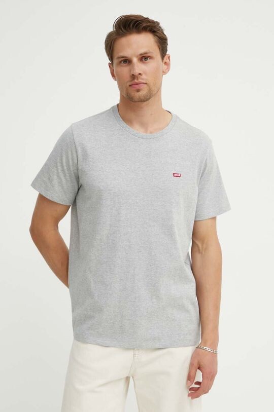

Хлопковая футболка Levi's, серый