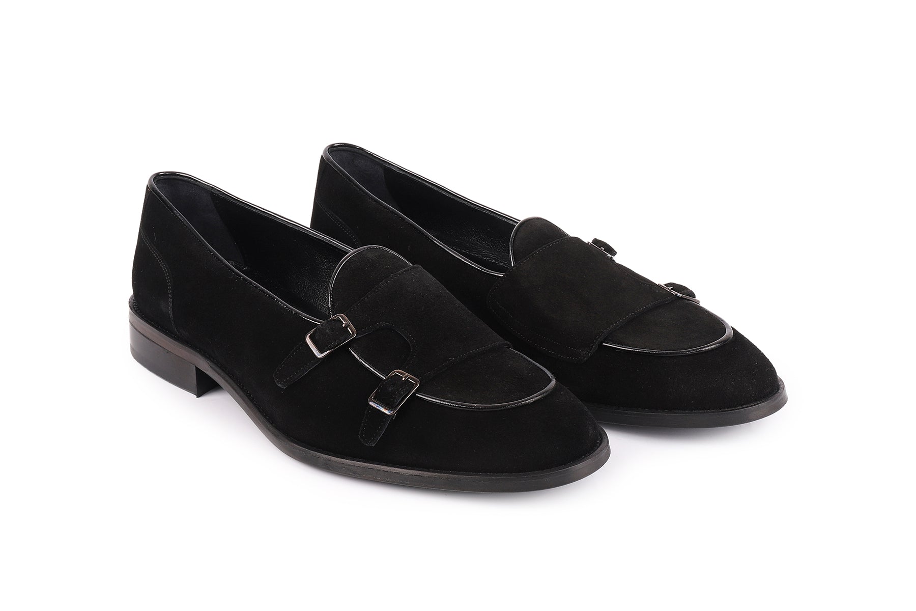 

Укороченные лоферы Bellville Double Monk Vella Pais, черный