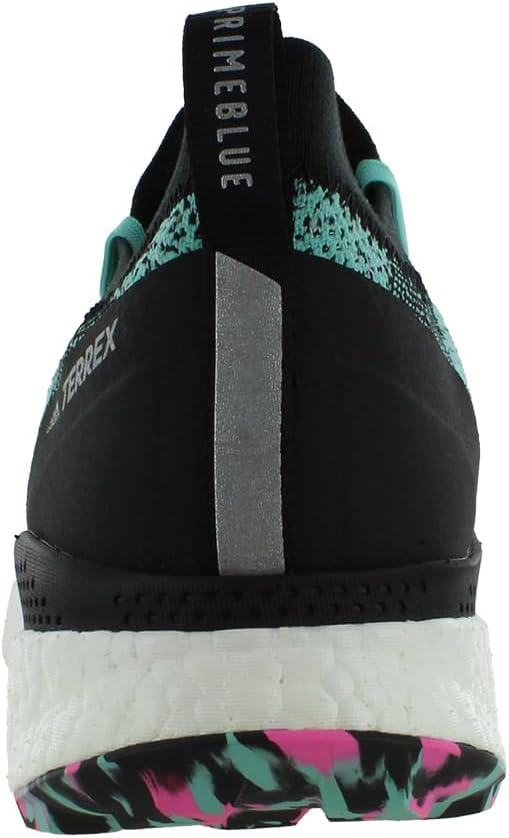 Кроссовки Adidas Terrex Two Ultra Parley Acid Mint/Black/Screaming Pink 10 D (М), черный/зеленый/розовый/мятный — фото 3
