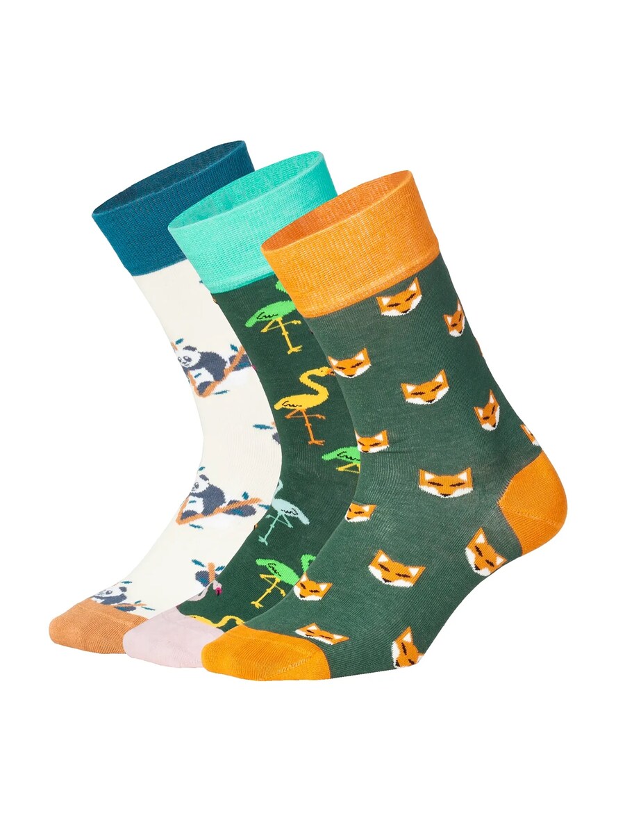 

Носки DillySocks Wondrous Wildlife, цвет Fir/White