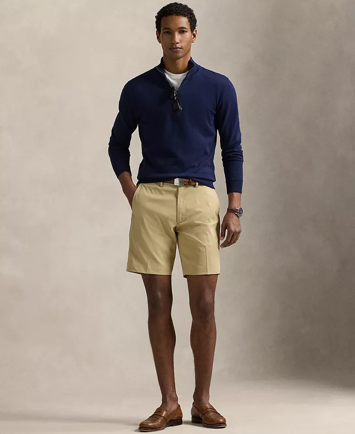 

Мужские укороченные шорты Performance с зауженным кроем, 9 дюймов Polo Ralph Lauren, коричневый/бежевый