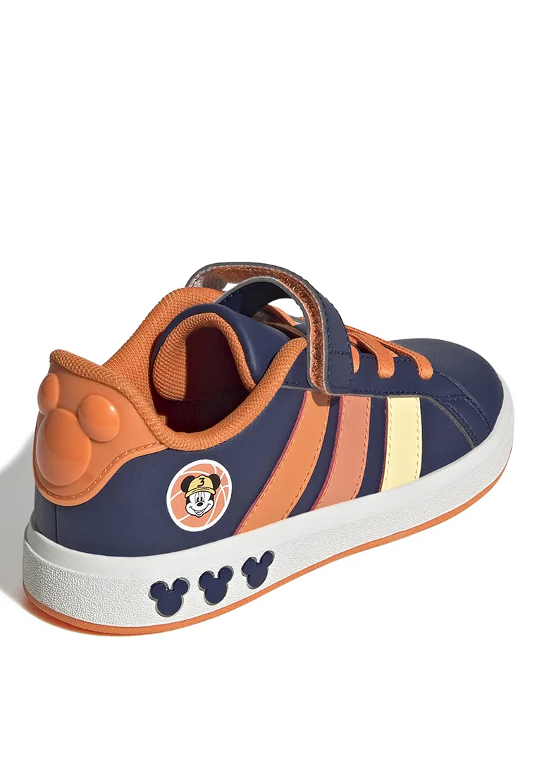 Кроссовки детские, с Микки Маусом, Adidas, черный/синий — фото 3