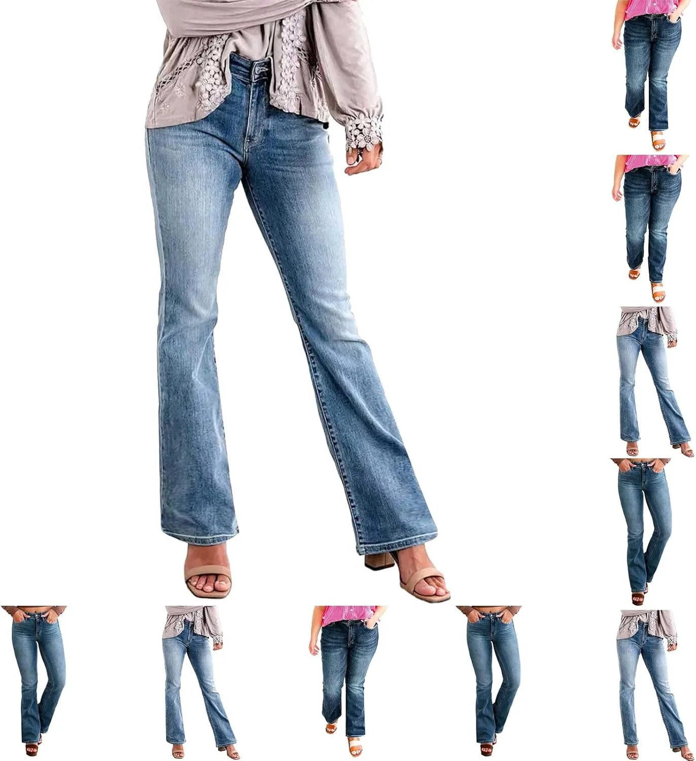 

Джинсы Holy Grail с завышенной талией и эффектом стройности, bootcut Gaexia