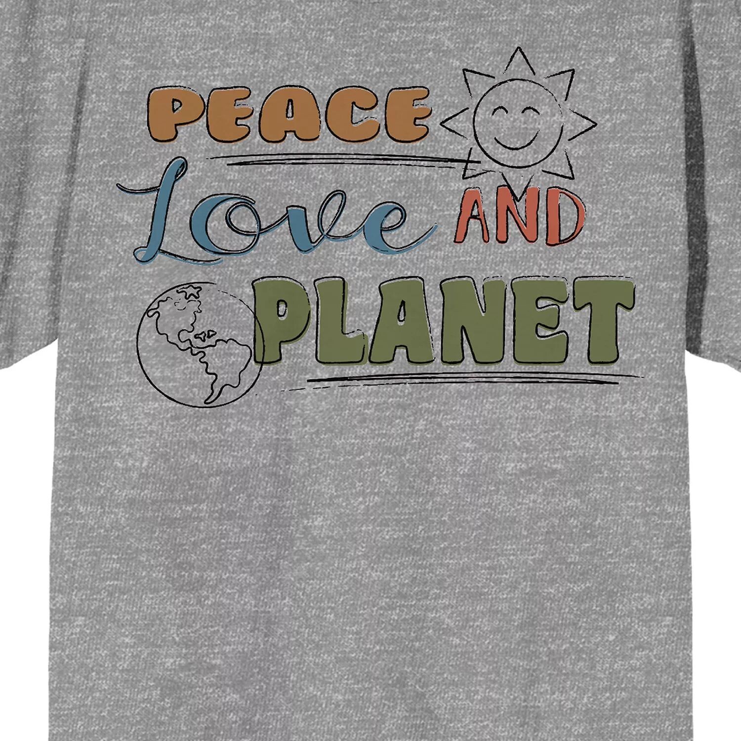 

Мужская футболка Positive Vibes Peace Love Licensed Character