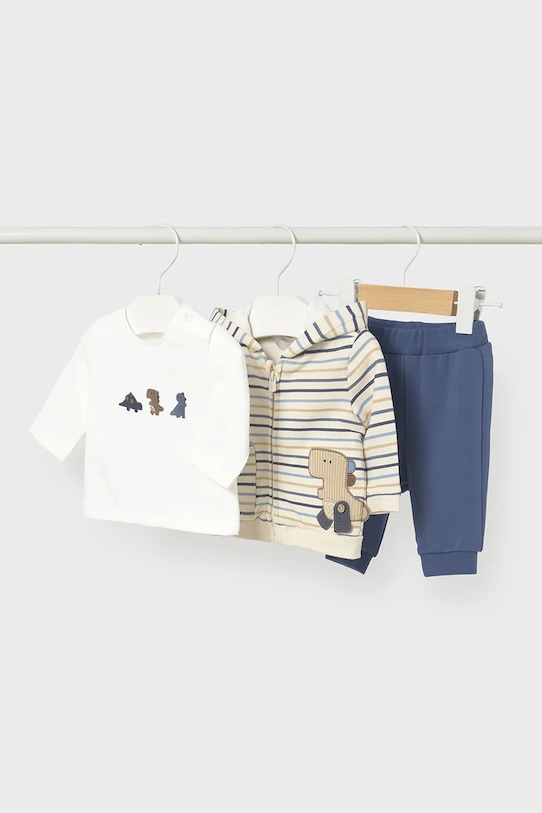 

Детский спортивный костюм 3 шт Mayoral Newborn, темно-синий