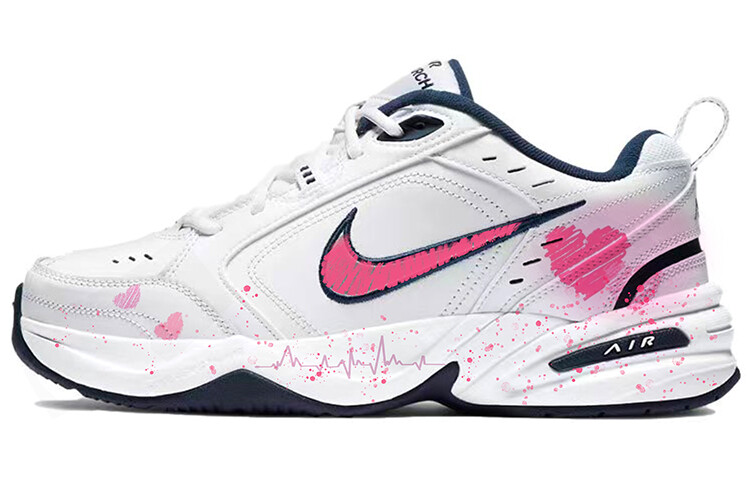 

Кроссовки Nike Air Monarch 4 Chunky Sneakers Unisex Low-top White/blue/pink/black, белый