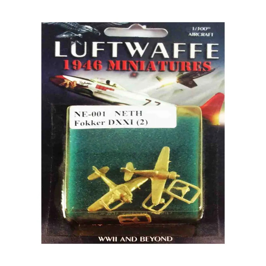 

Фоккер DXXI, Luftwaffe 1946 Miniatures - Netherlands (1:300)