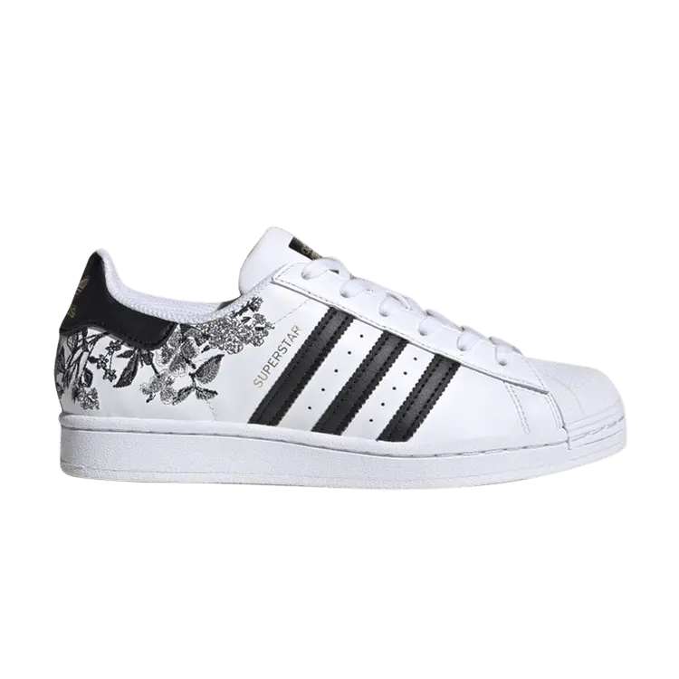 Кроссовки adidas Wmns Superstar 'Floral Twist', белый