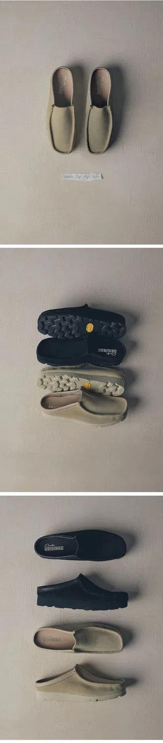 Мужские ботинки Wallabee Slip из кленовой замши от Clarks Originals — фото 2