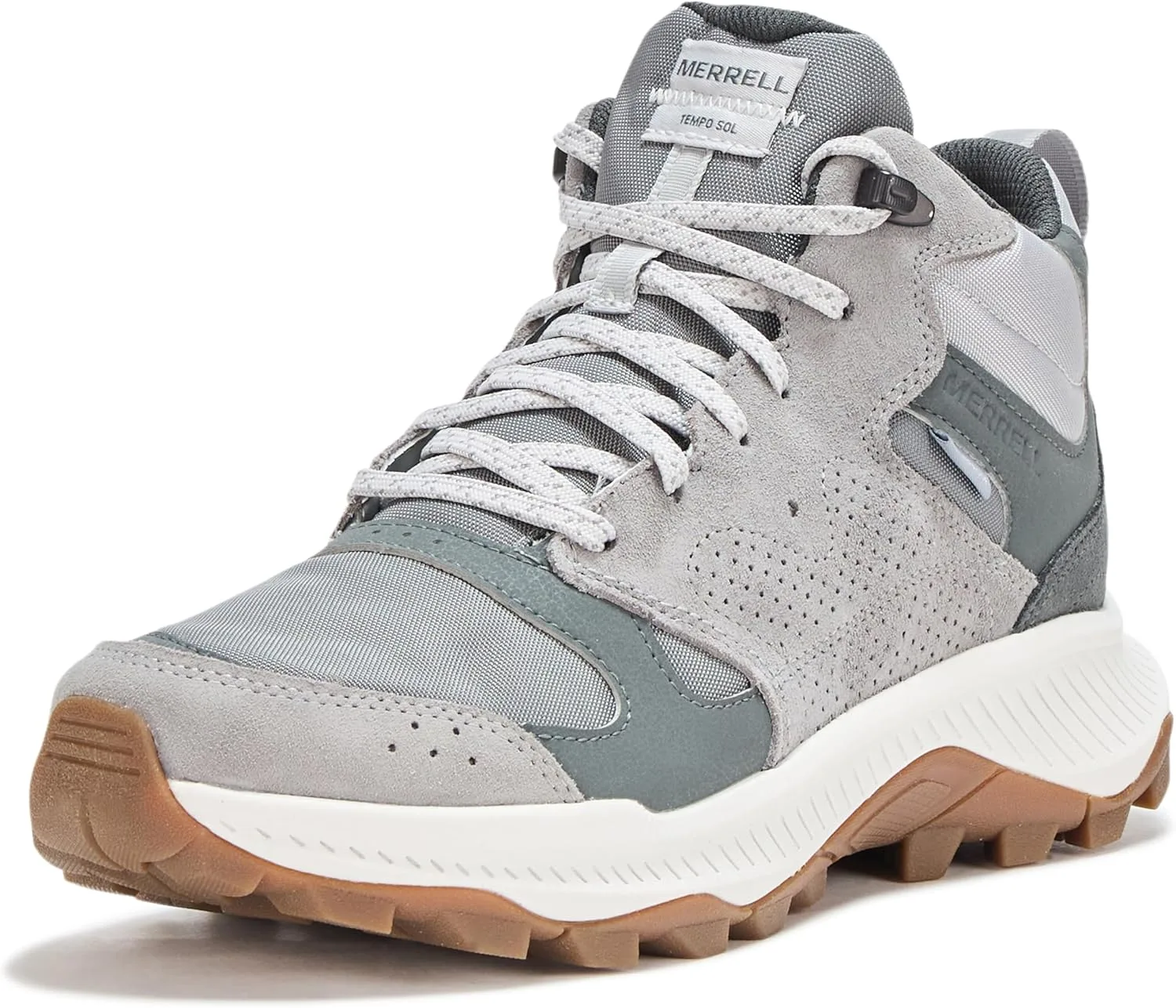 Мужские кроссовки Merrell Tempo Sol Mid WP, цвет Alloy