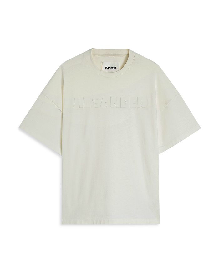 

Футболка с коротким рукавом и круглым вырезом Jil Sander, белый