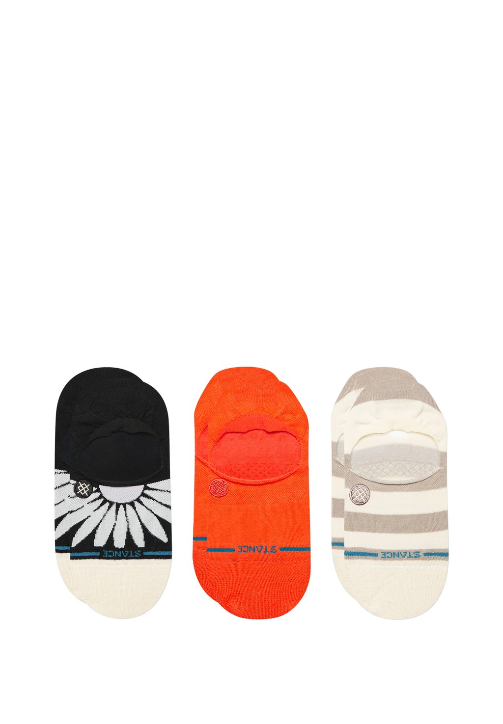 

Носки PROWESS NO SHOW 3 PACK Stance, коралловый