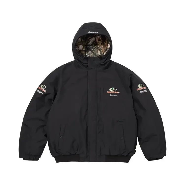Куртка Supreme GORE-TEX Mossy Oak, цвет «черный»