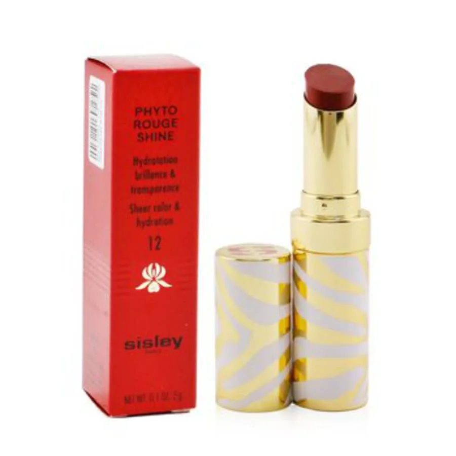 Sisley - Phyto Rouge Shine Увлажняющая Блестящая Помада - № 12 Прозрачный Какао 3 г / 0.1 унции — фото 2