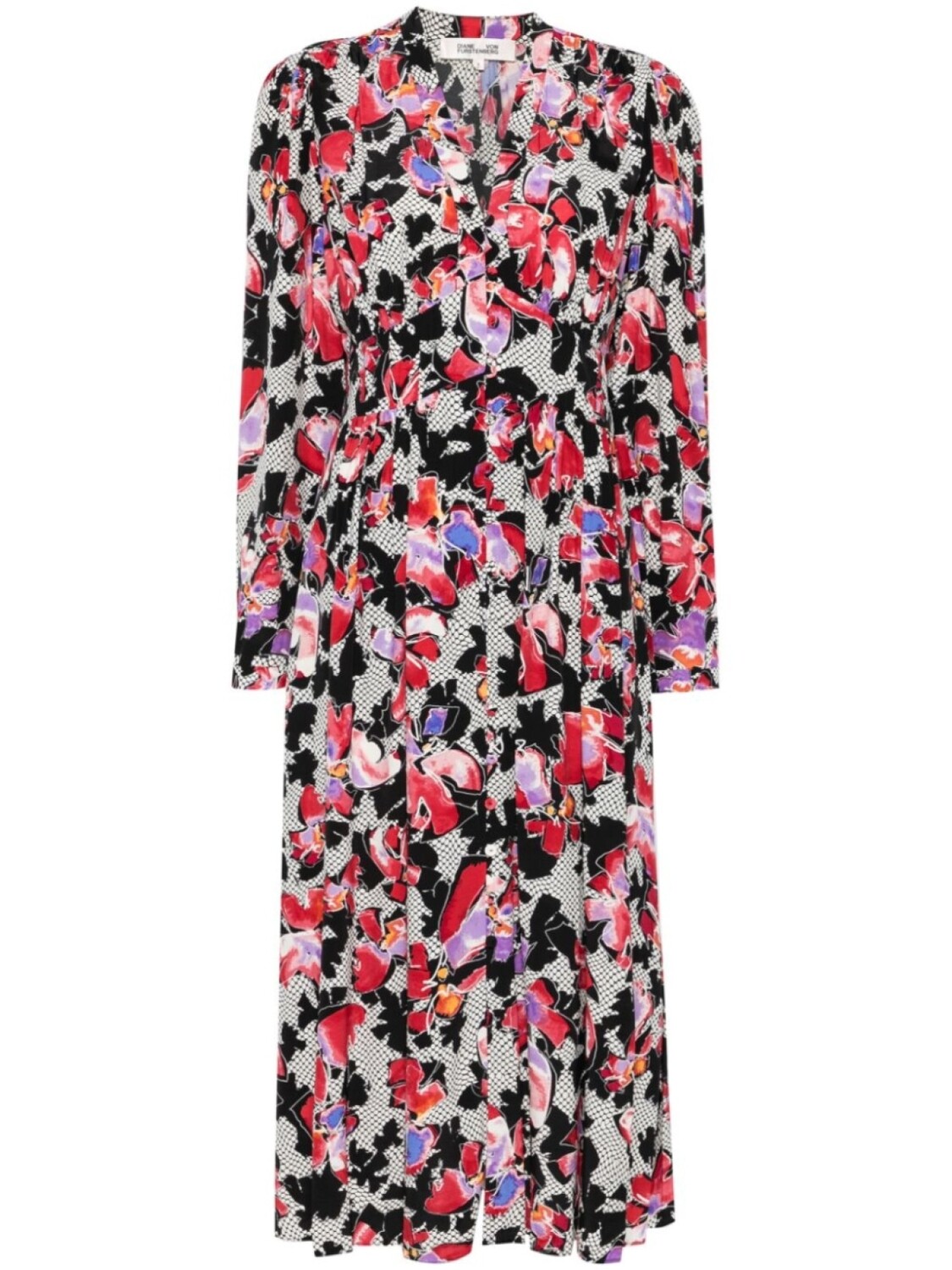 

Платье миди Эрика DVF Diane von Furstenberg, красный