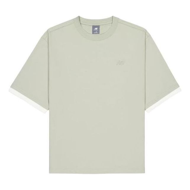 

Футболка New Balance NB Logo Crewneck T-Shirt 'Olivine', серый