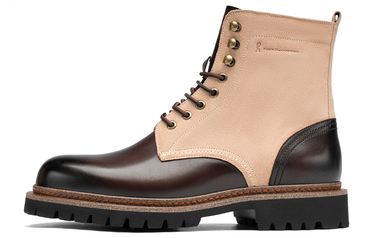 

Roberta Di Camerino Мужские коричневые ботинки Crew Martin