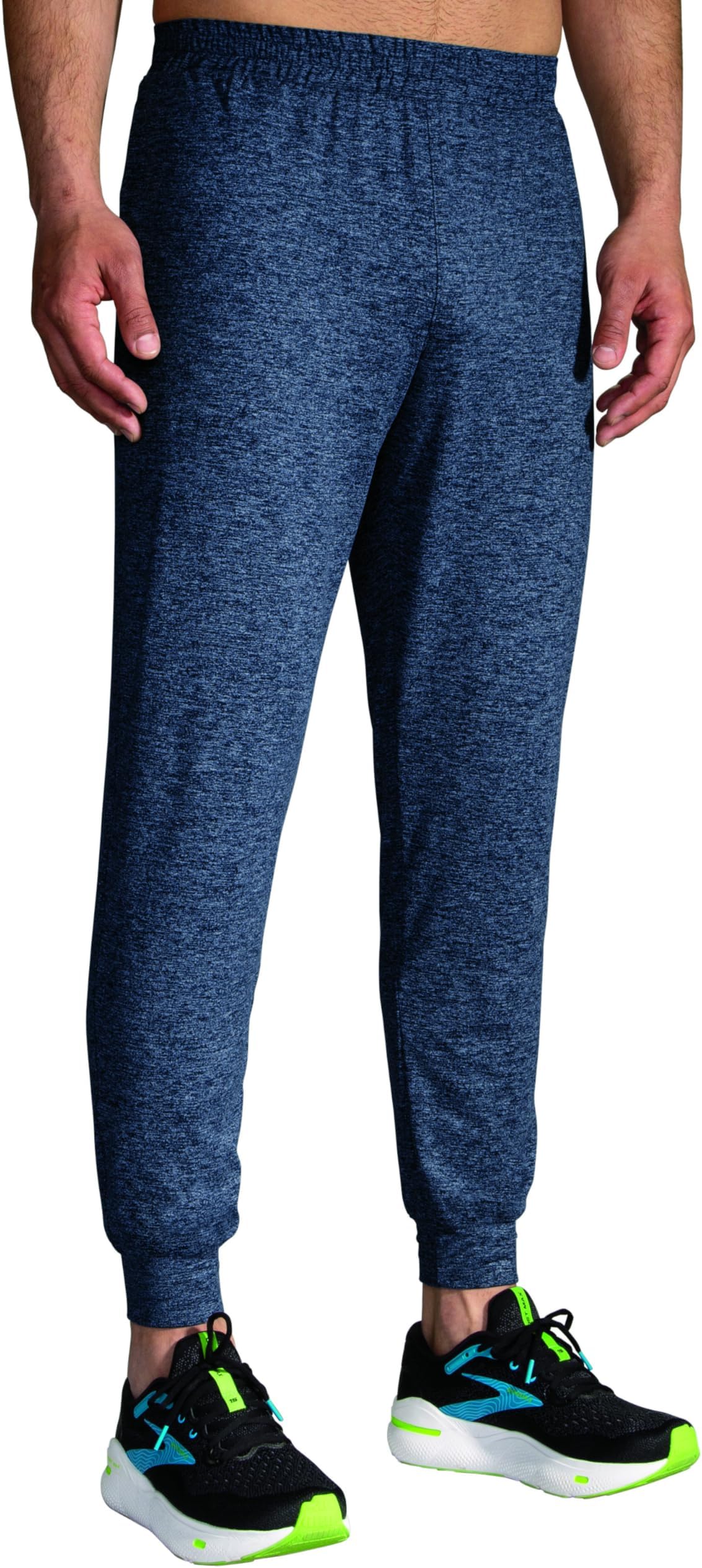 

Брюки Brooks Men's Luxe Joggers, Heather Blue Slate