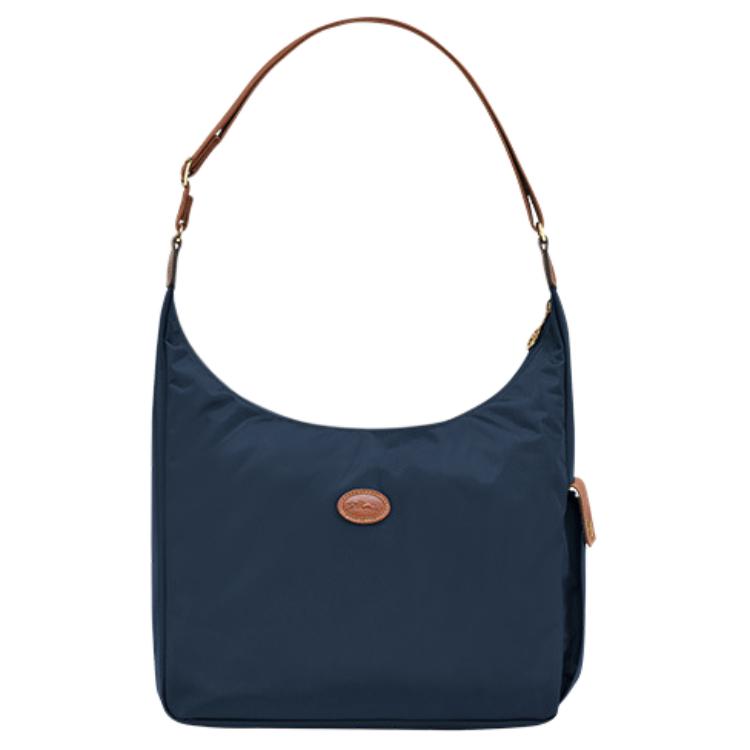

Сумка-полумесяц Le Pliage Canvas Crescent Underarm, сумка через плечо, женская, цвет морской волны LONGCHAMP, Marine Blue
