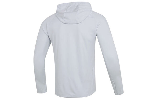 Толстовка Men's Nike Solid Color Logo Loose Hooded Long Sleeves Gray, серый — фото 2
