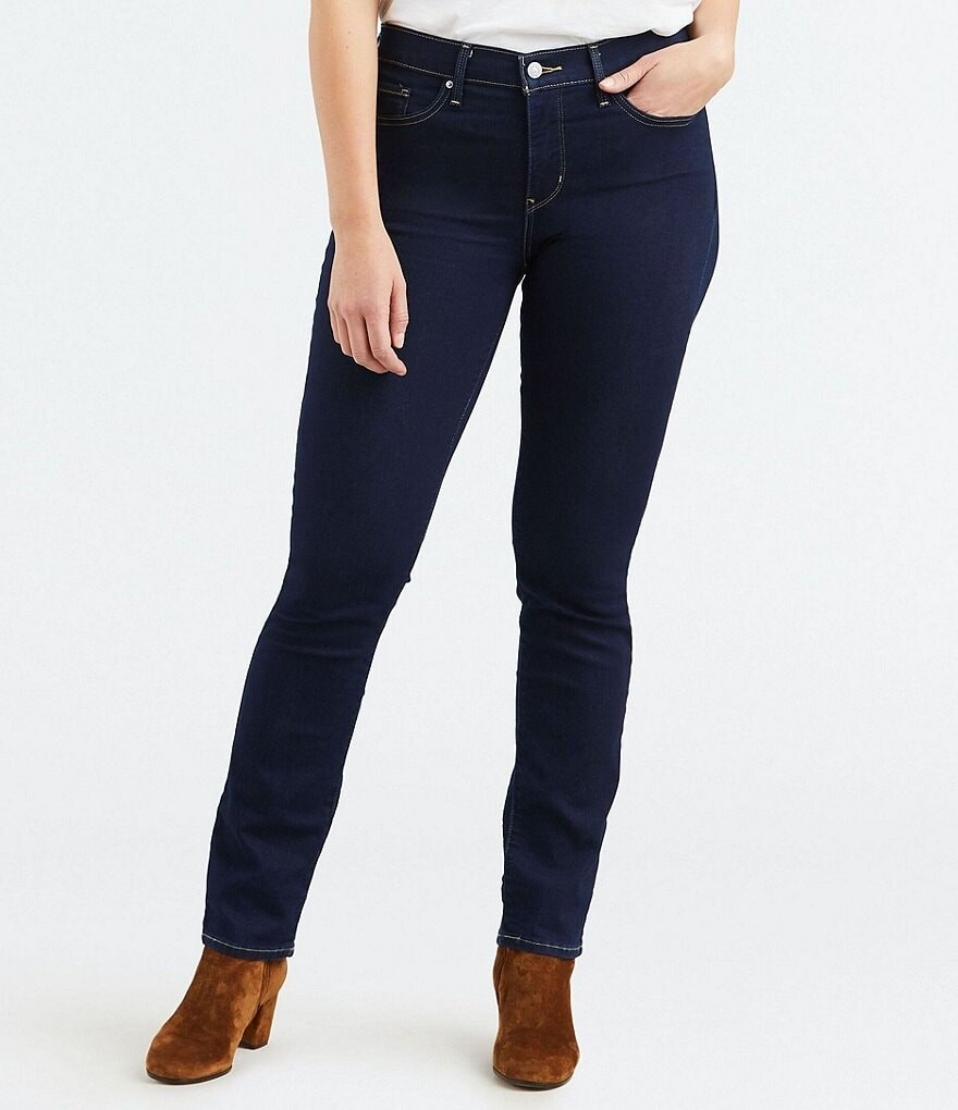 

Легкие эластичные джинсы Levi's 312 Shaping со средней посадкой, синий